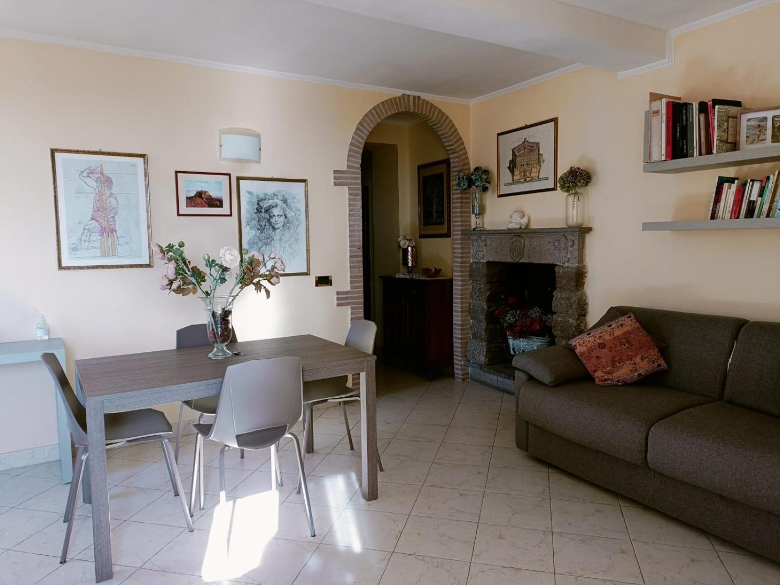 Apartmán La Casa Del Sole Caprarola Exteriér fotografie